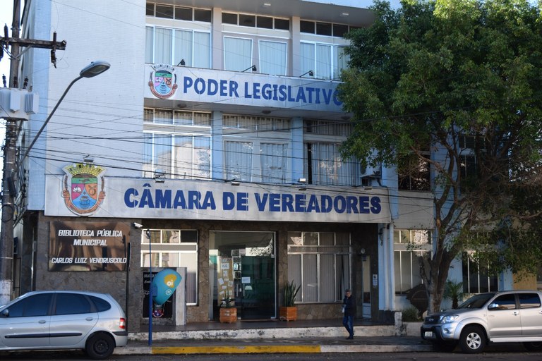 Fachada da Câmara de Vereadores na década de 2010
