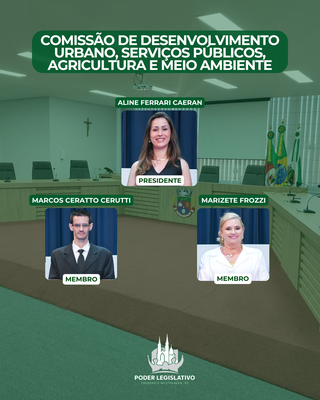 Comissão de Desenvolvimento Urbano, Serviços Públicos, Agricultura e Meio ambiente 2026.png Comissão de Desenvolvimento Urbano, Serviços Públicos, Agricultura e Meio ambiente 2026.png