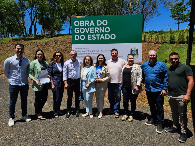 Inauguração ligação asfáltica FW e Ametista do Sul 