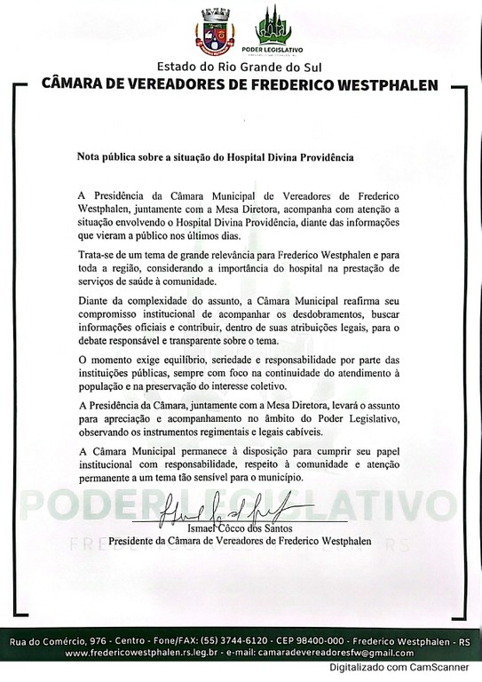 Nota pública sobre a situação do HDP Nota pública sobre a situação do HDP