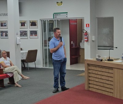 Presidente do STR, Amarildo Manfio