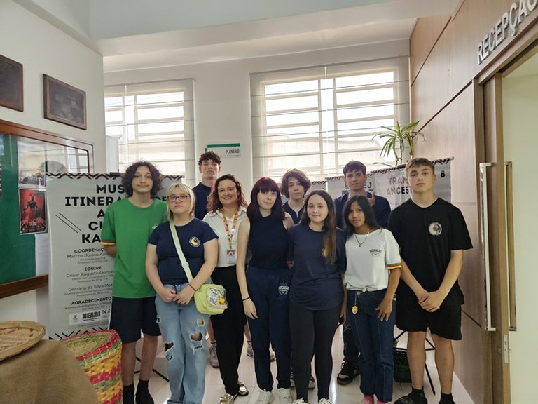 Visita alunos do 2º ano da Escola Sepé Tiaraju