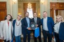 10º Festival Atena: Legislativo de FW e ACA entregam convite ao governador Eduardo Leite