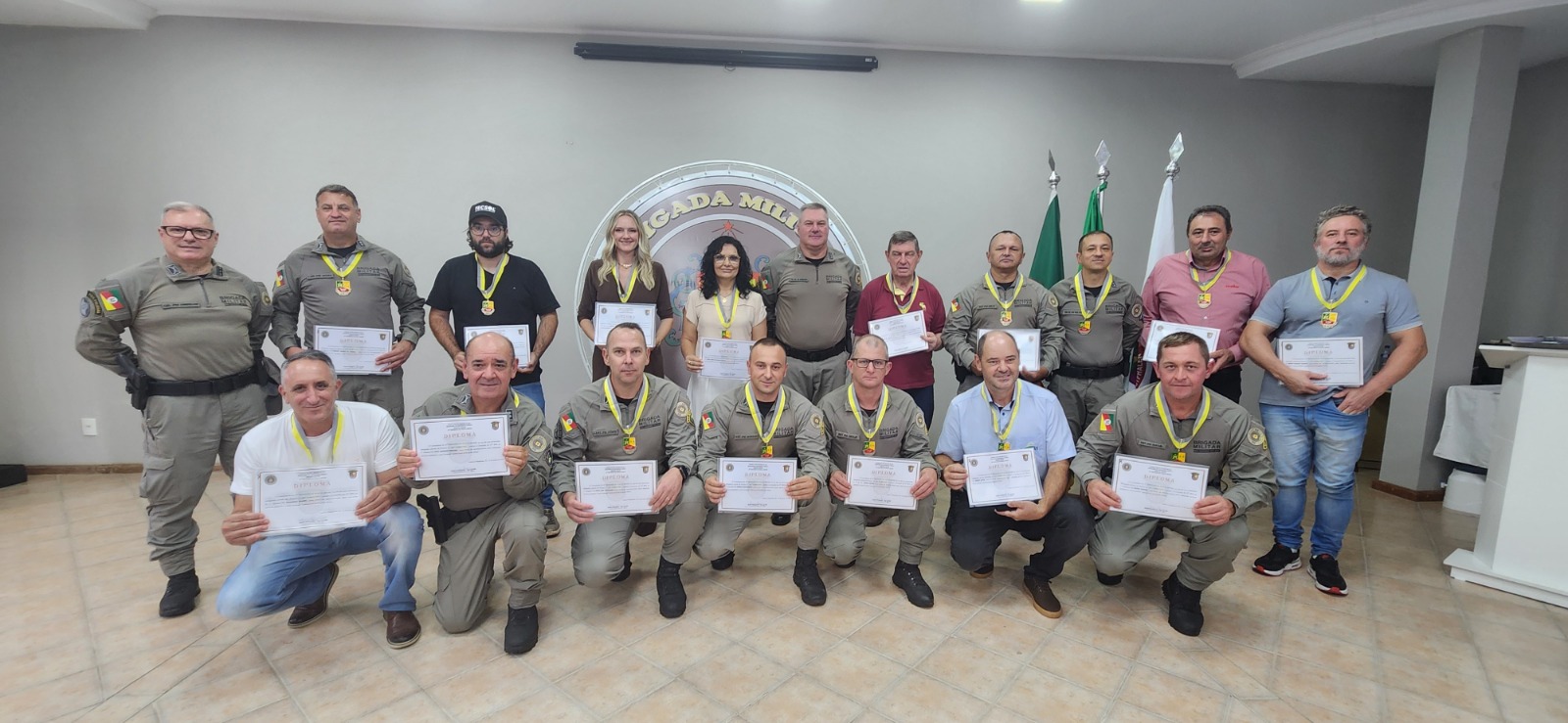 37º Batalhão de Polícia Militar celebra 22 anos de criação com solenidade e homenagens em Frederico Westphalen