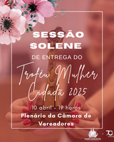 3ª edição do Troféu Mulher Cidadã será entregue em Sessão Solene no dia 10 de abril