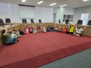 Alunos da Turma do Jardim da Emei São Cristóvão visitam Câmara de Vereadores Alunos da Turma do Jardim da Emei São Cristóvão visitam Câmara de Vereadores