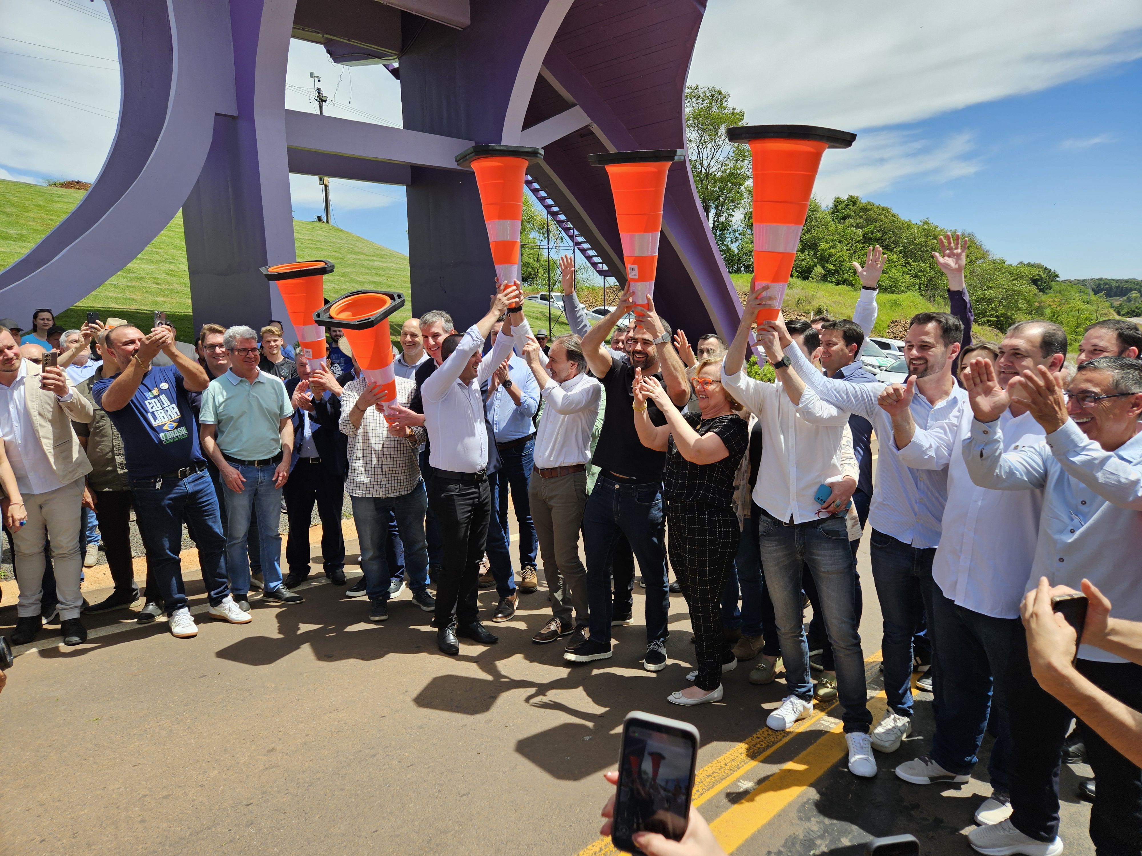 Ato marca inauguração da tão sonhada ligação asfáltica entre os municípios de Frederico Westphalen e Ametista do Sul