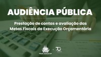 Audiência pública na Câmara discutirá prestação de contas do Executivo Municipal do 2º quadrimestre de 2025