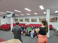 Câmara apresenta sistema digital e funcionamento do Legislativo a alunos da Escola Sepé Tiaraju