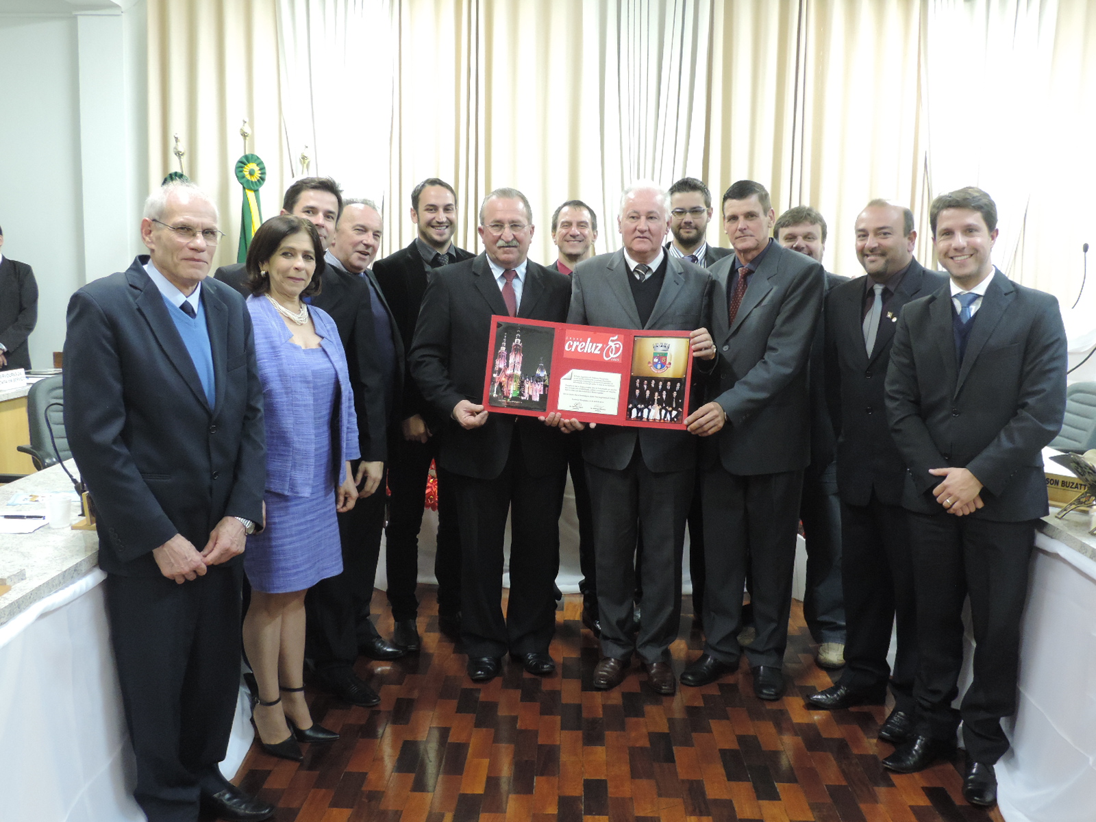 Câmara de Vereadores de Frederico Westphalen realiza homenagem à Creluz