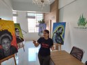 Câmara de Vereadores de FW recebe Exposição de Arte da artista plástica Valéria Pinheiro