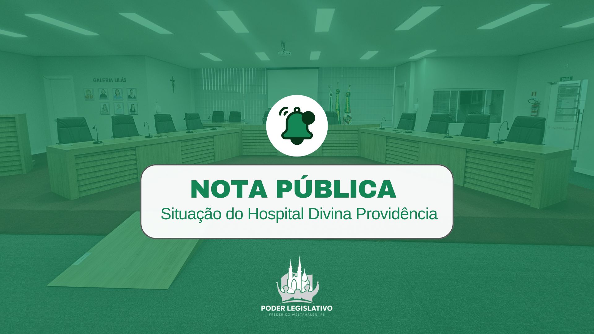 Câmara de Vereadores emite nota e acompanha situação do Hospital Divina Providência