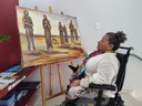 Câmara de Vereadores recebe exposição de arte “Amor à vida” durante a 2ª Semana Municipal da Pessoa com Deficiência