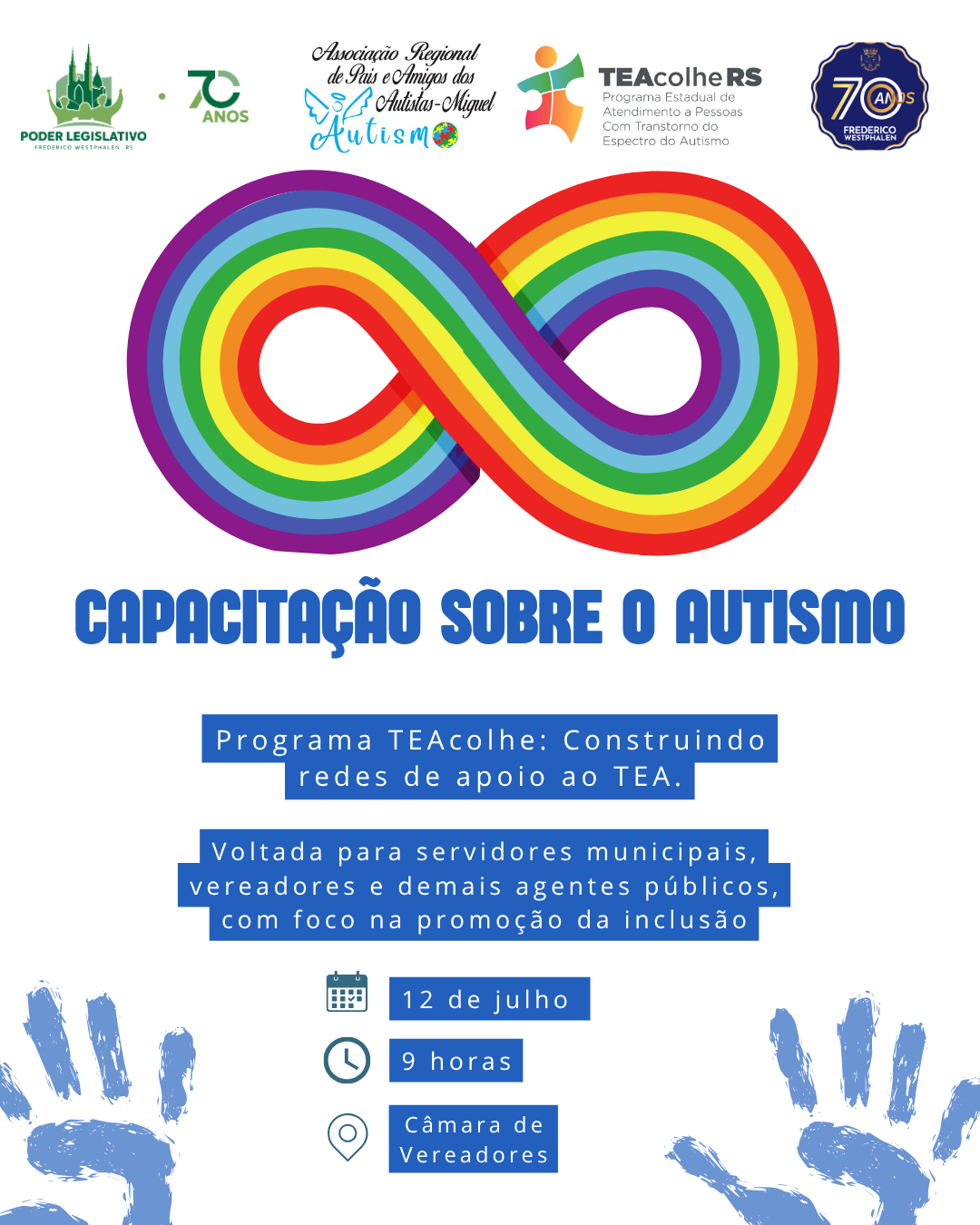 Capacitação sobre o Transtorno do Espectro Autista será realizada no dia 12 de julho