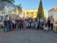 Cápsula do Tempo do Município de Frederico Westphalen é lacrada em ato simbólico no Largo Vitalino Cerutti