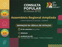 Codemau realizará Assembleia Regional para definição da cédula de votação da Consulta Popular 