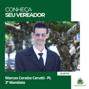 Conheça seu Vereador: Marcos Ceratto Cerutti Conheça seu Vereador: Marcos Ceratto Cerutti