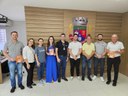 Direção e professores da UCEFF Frederico Westphalen divulgam novidades da instituição em visita à Câmara Direção e professores da UCEFF Frederico Westphalen divulgam novidades da instituição em visita à Câmara