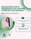 Encontro com a presidente da Famurs e prefeita de Nonoai, Adriane Perin de Oliveira, será no dia 16 de outubro
