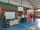 Escola Cívico-Militar: presidente do Legislativo acompanha apresentação de projeto à comunidade