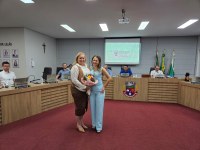 Marizete Frozzi e Rubia Dal Puppo Maas tomam posse na Procuradoria Especial da Mulher