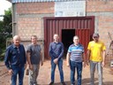Mesa Diretora da Câmara de FW visita metalúrgica na linha Volta Grande