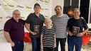 Poder Legislativo prestigia lançamento do livro do jornalista e ex-professor da UFSM-FW, Cadré Dominguez