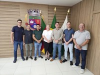 Prefeito de Seberi e presidente da Amzop realiza visita institucional à Câmara de Vereadores