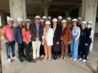Presidente da Câmara acompanha visita da secretária estadual de Saúde, Arita Bergmann, às obras de ampliação do setor de hemodiálise e construção da unidade de oncologia no HDP