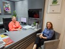 Presidente da Sicredi Conexão visita Poder Legislativo e entrega relatório anual da cooperativa aos vereadores