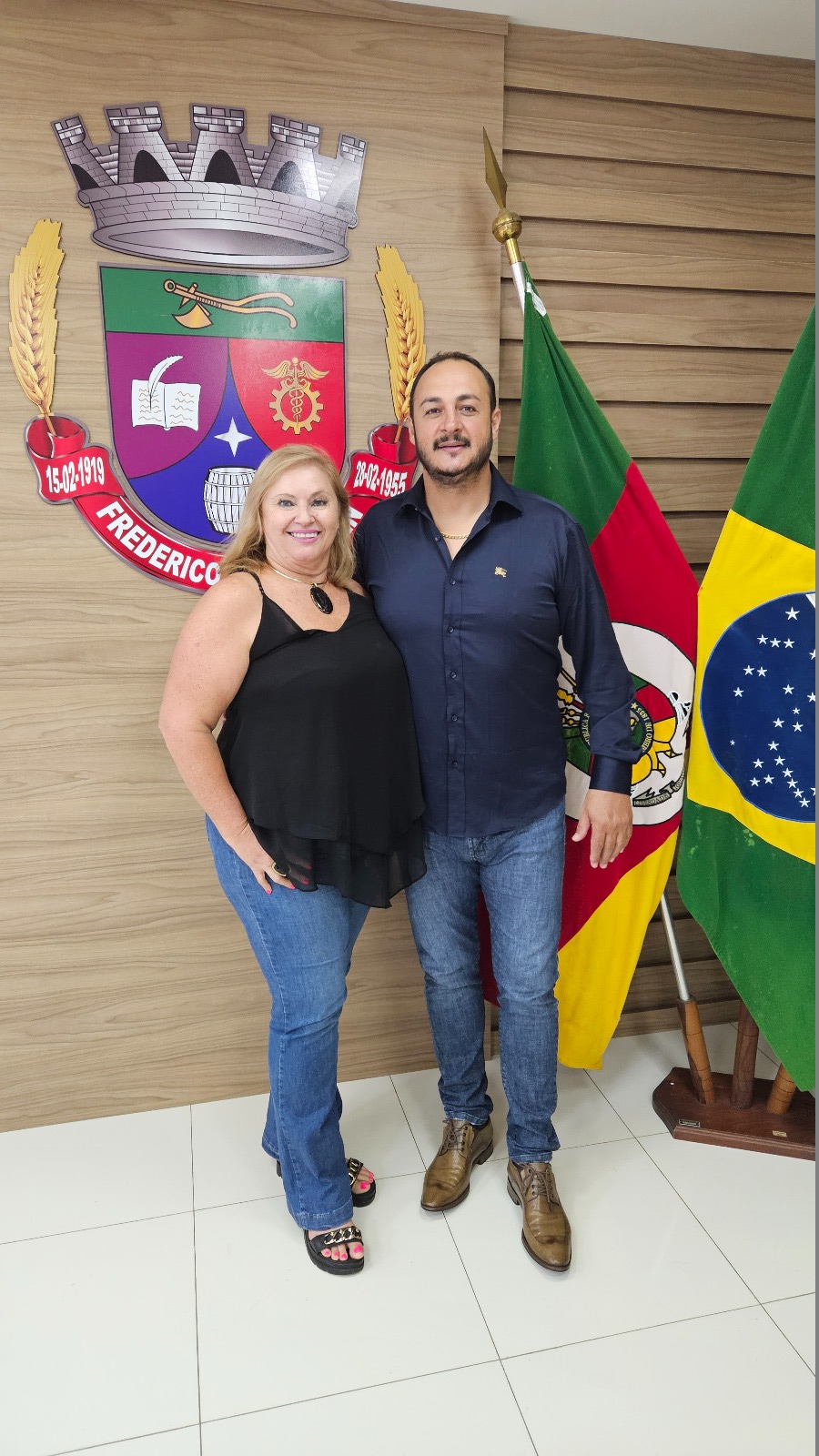 Presidente do Legislativo recebe visita do assessor do deputado federal Márcio Biolchi