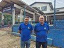 Presidente e vice-presidente realizam visita à Escola Giusto Damo