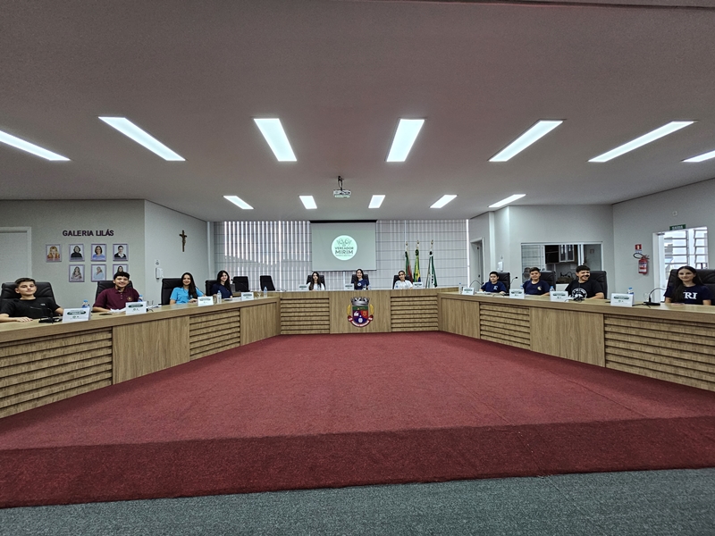 Programa Vereador Mirim promove 2ª Sessão Ordinária do ano nesta quarta-feira, 29