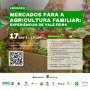 Seminário "Mercados para a agricultura familiar: experiências de vale feira" será realizado na Câmara de Vereadores Seminário "Mercados para a agricultura familiar: experiências de vale feira" será realizado na Câmara de Vereadores