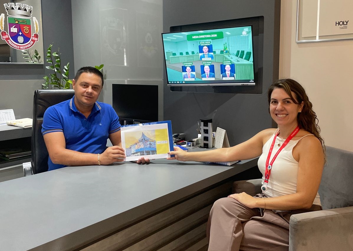 Sesc Frederico Westphalen reforça parceria com o Legislativo em visita institucional da diretora Josiane Ritter