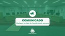 Sessão da Câmara desta semana será excepcionalmente na quarta-feira, 22