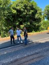 Vereador Jacques acompanha obras de pavimentação asfáltica na Rua Caiçara  Vereador Jacques acompanha obras de pavimentação asfáltica na Rua Caiçara