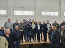 Vereadores entregam Moção de Apoio à aprovação da securitização das dívidas rurais ao senador Luis Carlos Heinze Vereadores entregam Moção de Apoio à aprovação da securitização das dívidas rurais ao senador Luis Carlos Heinze
