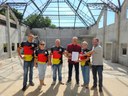 Vereadores visitam obras do novo Centro Cultural 25 de Julho