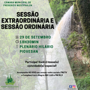 Sessão Extraordinária de 27 de setembro de 2022 Sessão Extraordinária de 27 de setembro de 2022