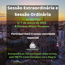 Sessão Extraordinária de 07 de março de 2023