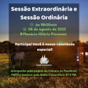 Sessão Extraordinária de 08 de agosto de 2023 Sessão Extraordinária de 08 de agosto de 2023