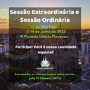 Sessão Extraordinária de 14 de junho de 2023 Sessão Extraordinária de 14 de junho de 2023