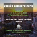 Sessão Extraordinária de 17 de maio de 2023 Sessão Extraordinária de 17 de maio de 2023