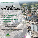 Sessão Extraordinária de 19 de setembro de 2022 Sessão Extraordinária de 19 de setembro de 2022