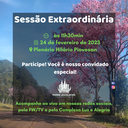 Sessão Extraordinária de 24 de fevereiro de 2023
