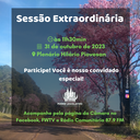 Sessão Extraordinária de 31 de outubro de 2023 Sessão Extraordinária de 31 de outubro de 2023