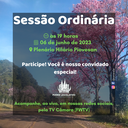 Sessão Ordinária de 06 de junho de 2023 Sessão Ordinária de 06 de junho de 2023