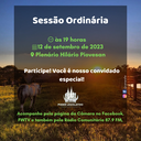 Sessão Ordinária de 12 de setembro de 2023 Sessão Ordinária de 12 de setembro de 2023