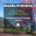 Sessão Ordinária de 18 de abril de 2023